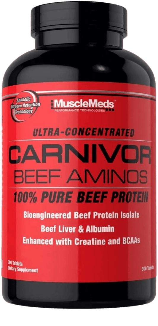 Amino Carnivor Beef (300 Cápsulas) - MuscleMeds - NutriSuplementos Perú