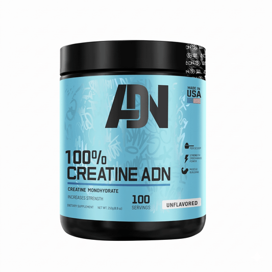 Creatina ADN Monohidratada en Polvo: 250gr - NutriSuplementos Perú