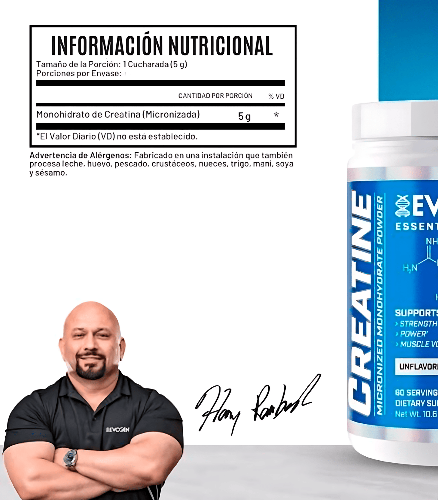 Creatina Evogen Monohidratada: 300gr - NutriSuplementos Perú