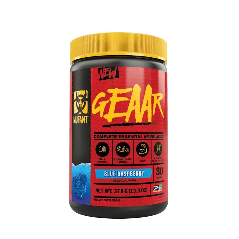 Mutant GEAAR (EAAS) - Aminoácidos Esenciales con Electrolitos (30 Servicios) - NutriSuplementos Perú