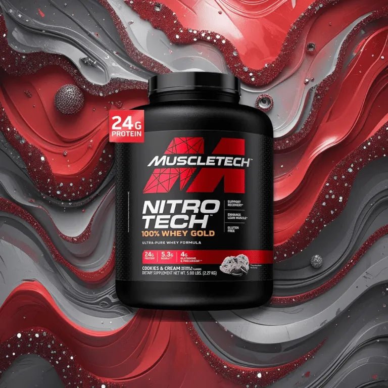 Nitro Tech Whey Gold de 2LBs y 5LBs - MuscleTech - NutriSuplementos Perú