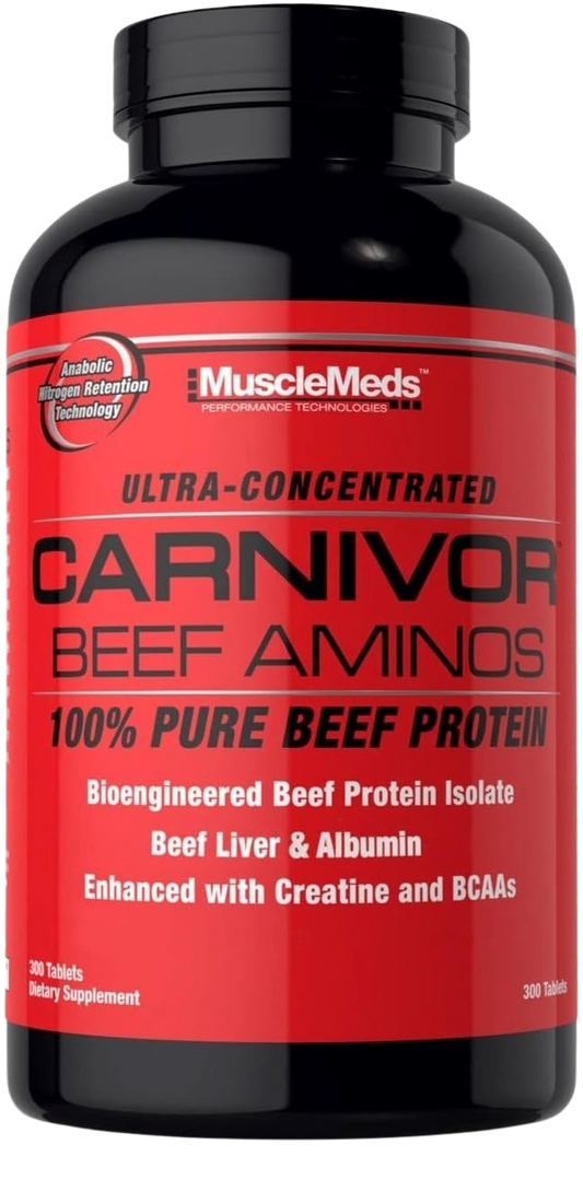 Amino Carnivor Beef (300 Cápsulas) - MuscleMeds