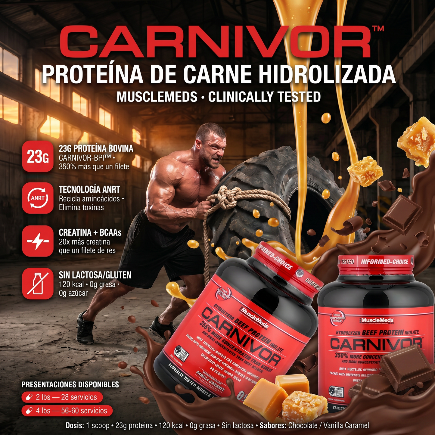 Carnivor Protein Musclemeds: 2lb - 4lb