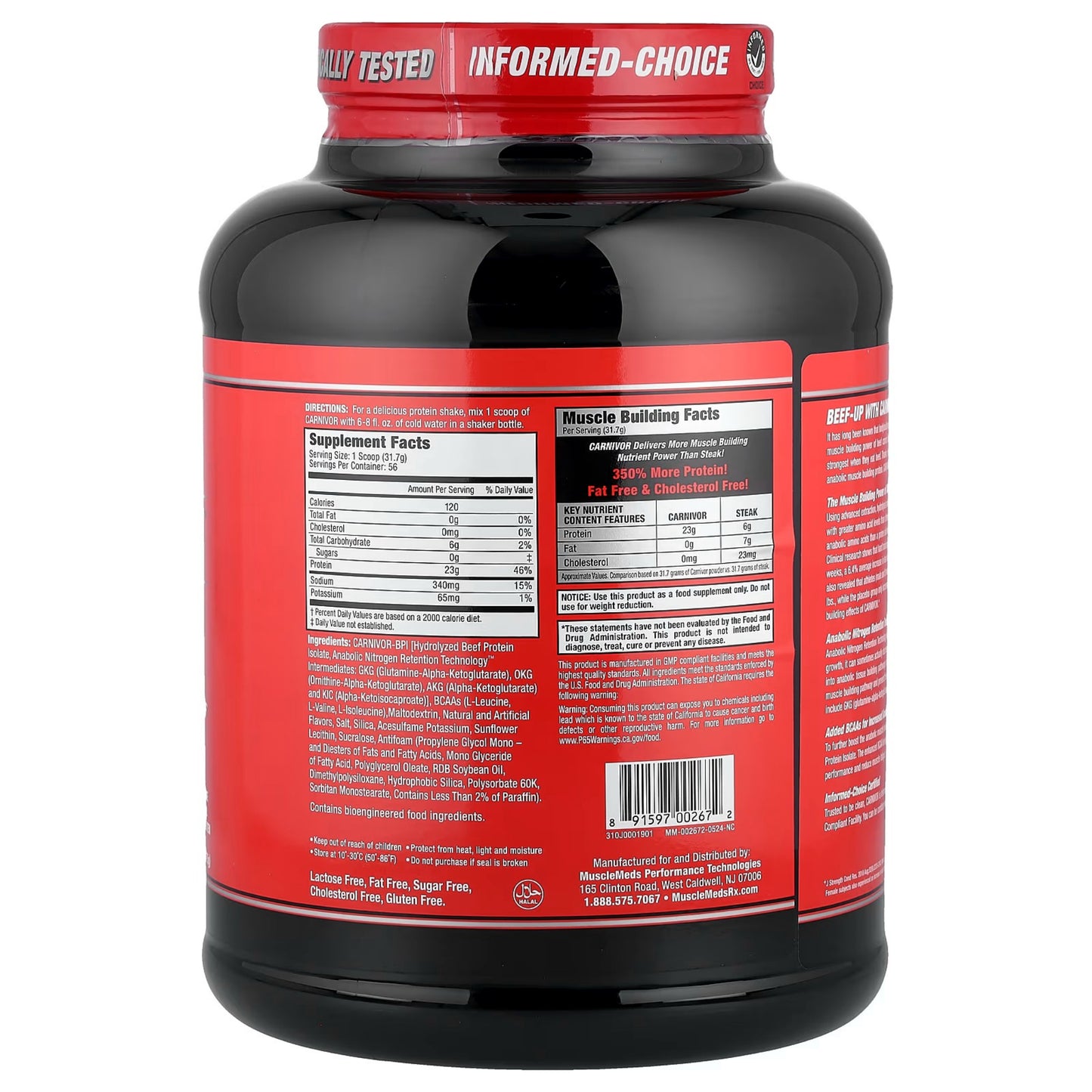 Carnivor Protein Musclemeds: 2lb - 4lb