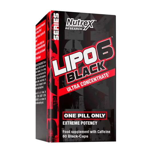 Lipo Six Black: Rojo y Amarillo de 60 Pastillas