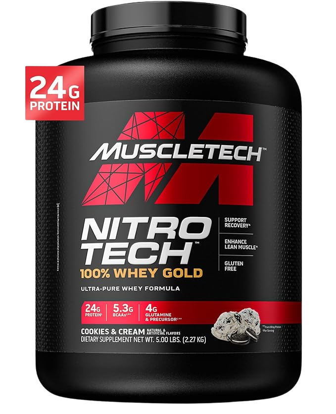 Nitro Tech Whey Gold de 2LBs y 5LBs - MuscleTech