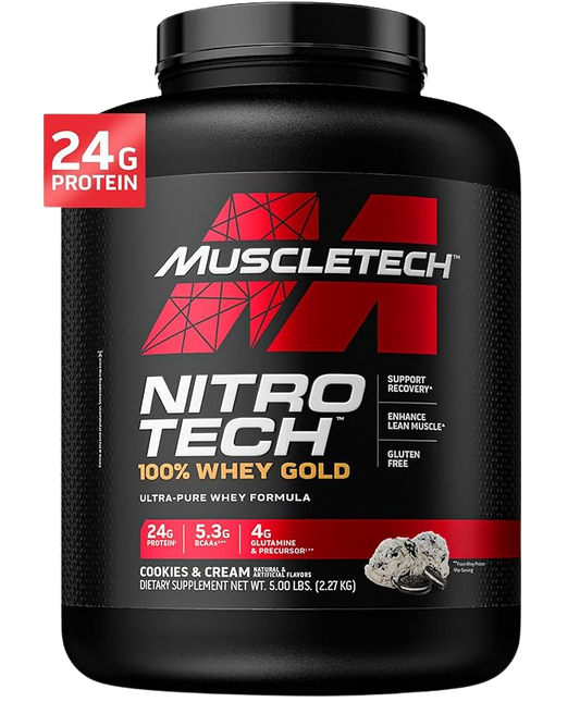 Nitro Tech Whey Gold de 2LBs y 5LBs - MuscleTech