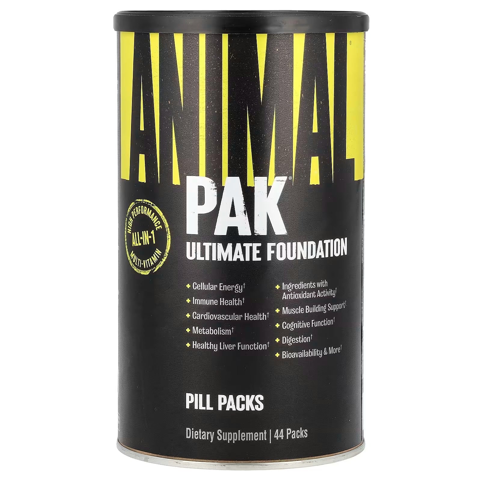 Animal Pak (44 Packs) Pastillas Multivitamínico - Universal Nutrition (UN) Perú - NutriSuplementos Perú