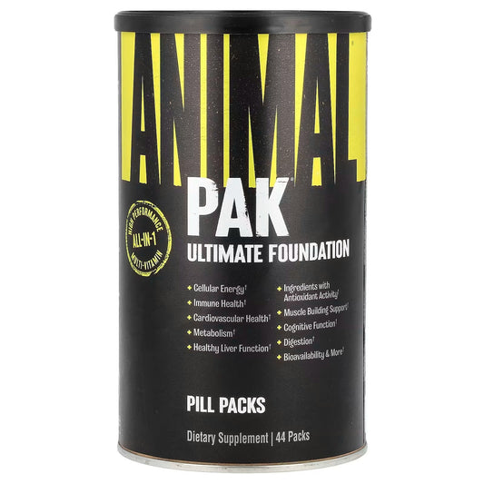 Animal Pak (44 Packs) Pastillas Multivitamínico - Universal Nutrition (UN) Perú - NutriSuplementos Perú