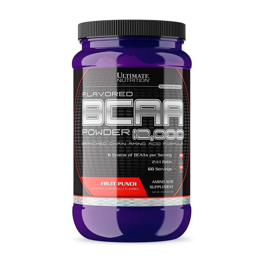 BCAA Ultimate Nutrition 12,000 (2:1:1): 457gr (60 Servicios) - NutriSuplementos Perú