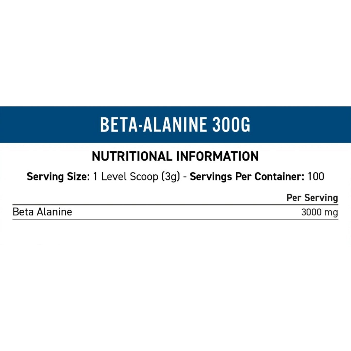 Beta Alanina Applied Nutrition en Polvo: 300gr - NutriSuplementos Perú