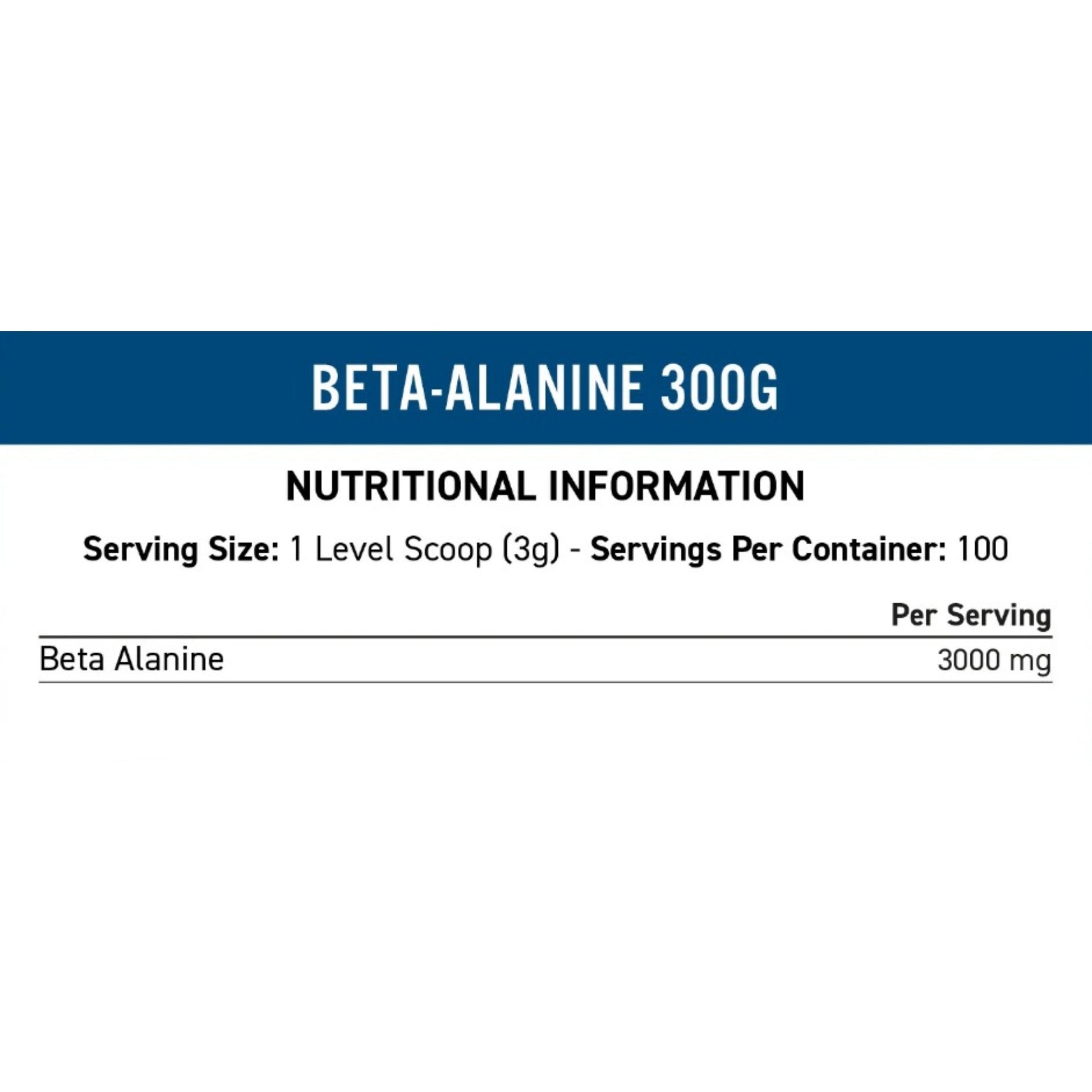 Beta Alanina Applied Nutrition en Polvo: 300gr - NutriSuplementos Perú