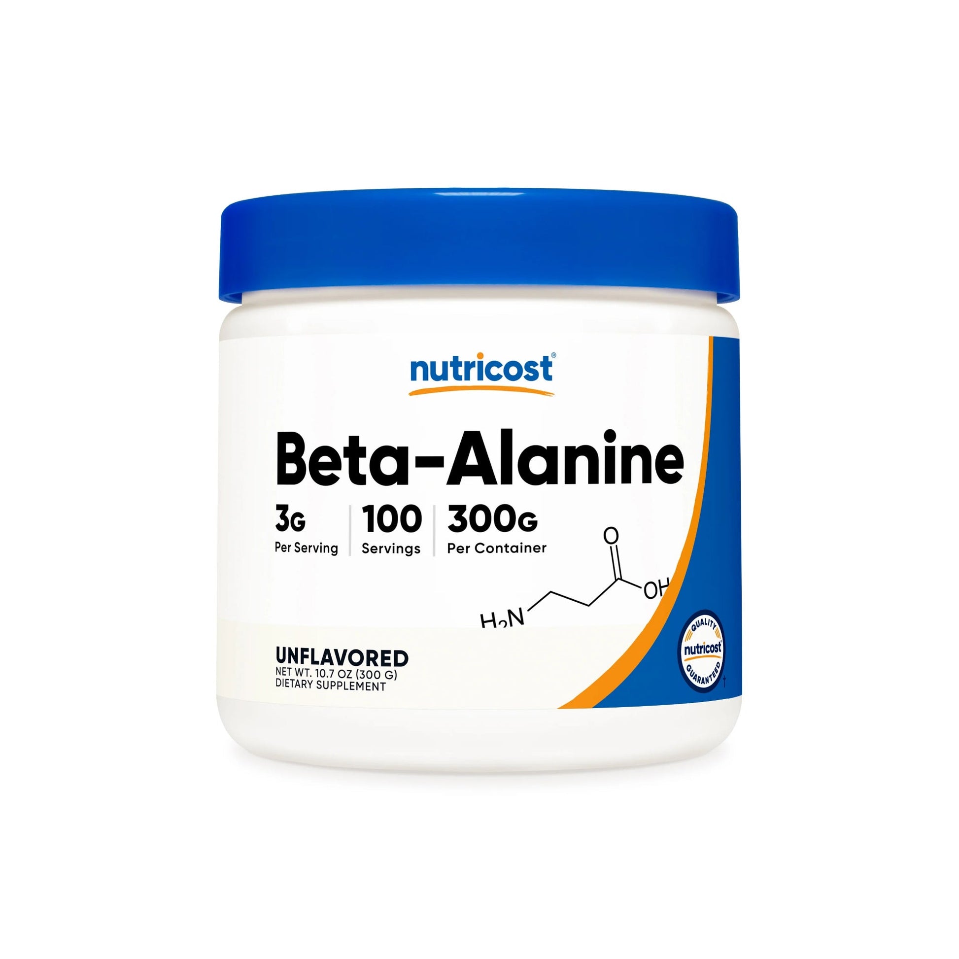 Beta Alanina Nutricost en Polvo: 300gr - 500gr - NutriSuplementos Perú