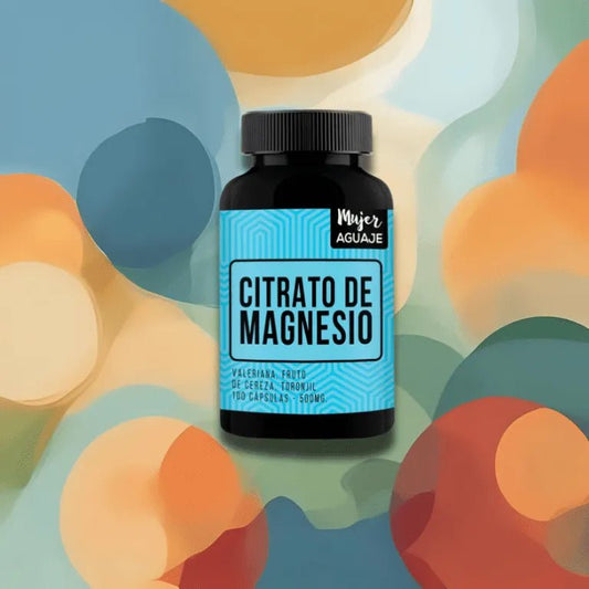 Citrato De Magnesio Mujer Aguaje: 100 Capsulas y 200 Gramos - NutriSuplementos Perú