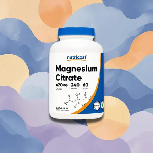 Citrato De Magnesio Nutricost: Polvo y Cápsulas - NutriSuplementos Perú