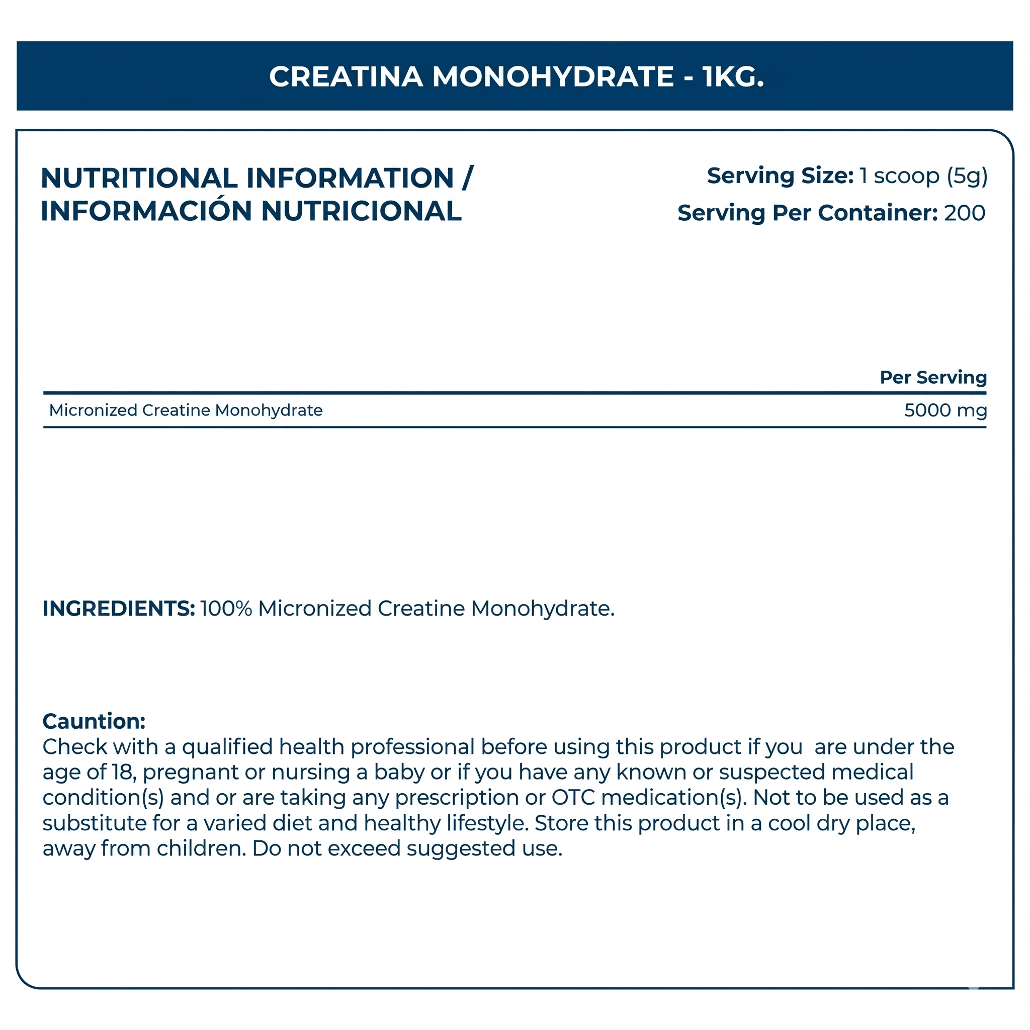 Creatina Applied Nutrition 150 gr - 250 gr - 500 gr - 1 KG - NutriSuplementos Perú