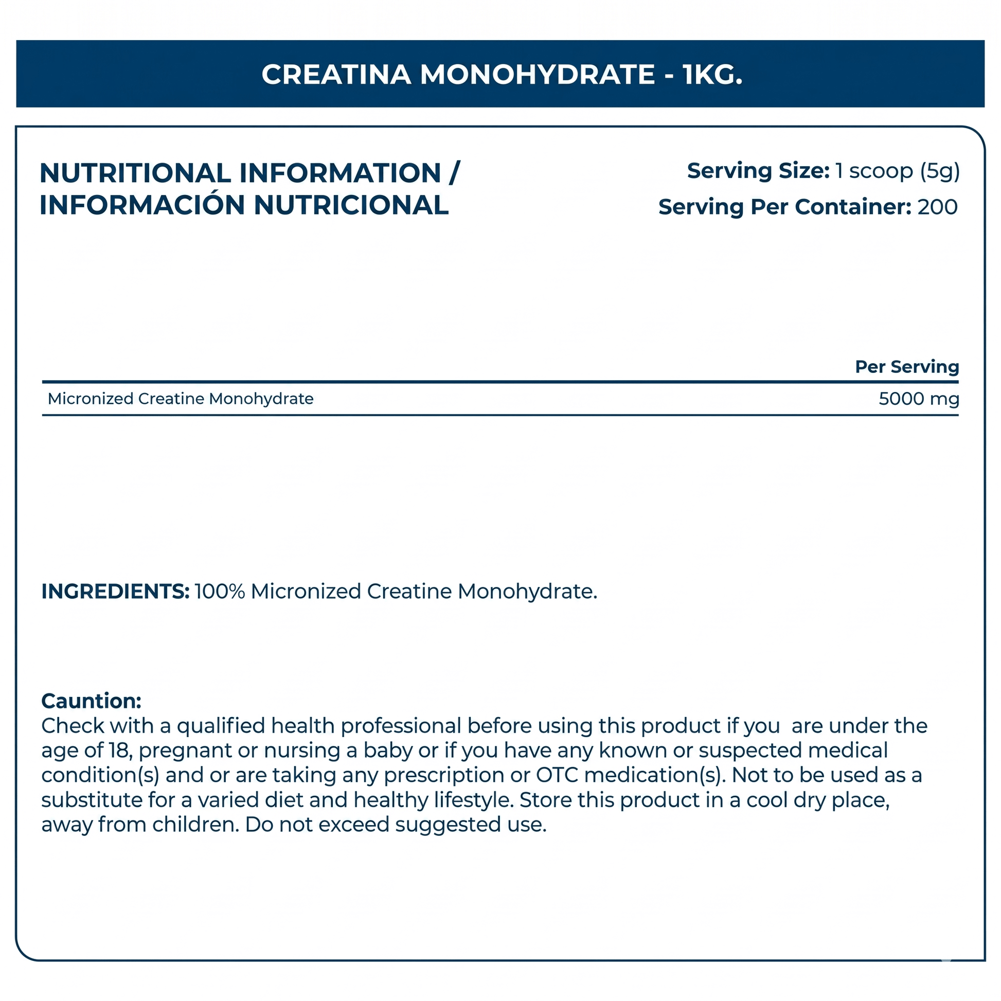 Creatina Applied Nutrition 150 gr - 250 gr - 500 gr - 1 KG - NutriSuplementos Perú