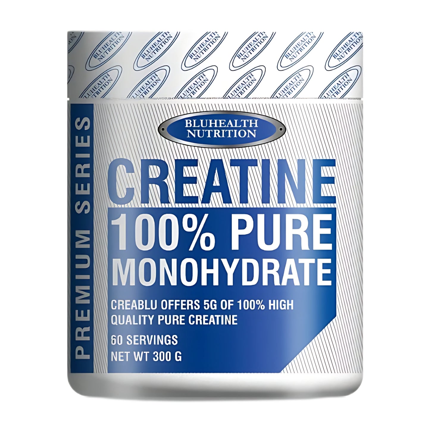 Creatina Blue Health Monohidratada en Polvo: 300gr - NutriSuplementos Perú