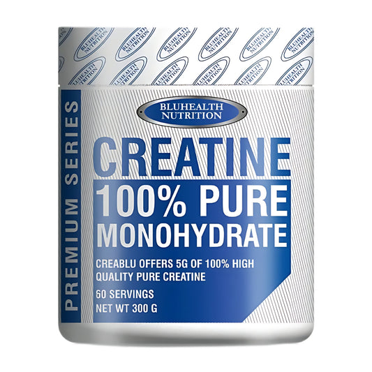 Creatina Blue Health Monohidratada en Polvo: 300gr - NutriSuplementos Perú