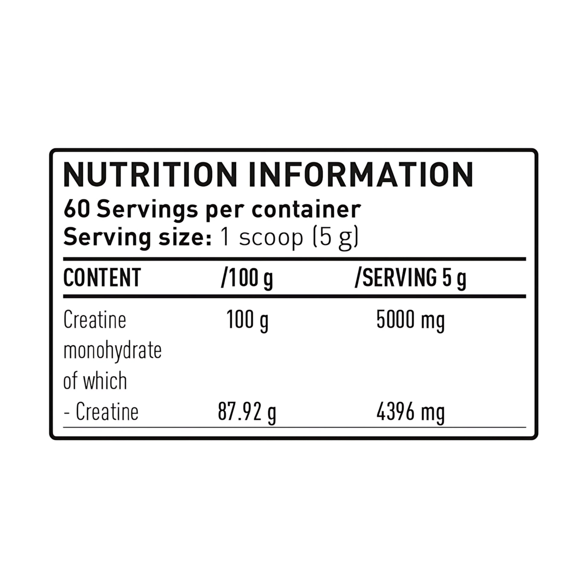Creatina Dorian Yates Monohidratada: 300 gr - 500 gr - 1KG - NutriSuplementos Perú