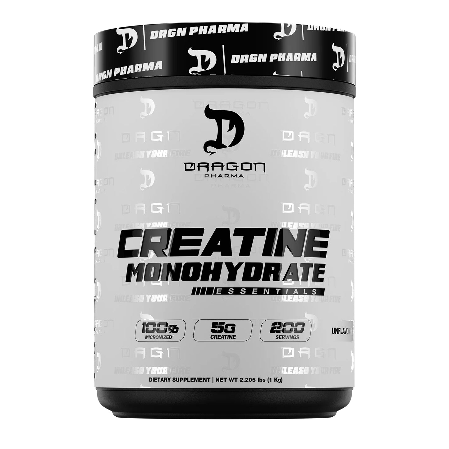 Creatina Dragon Pharma Monohidratada: 300 gr - 1KG - NutriSuplementos Perú