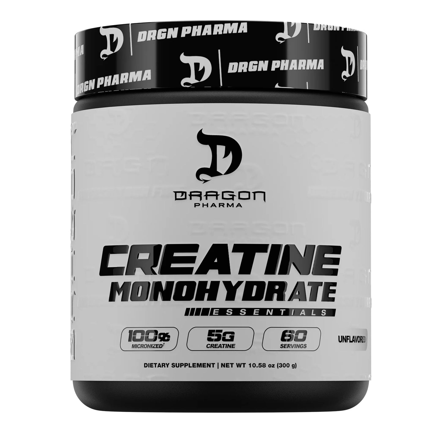 Creatina Dragon Pharma Monohidratada: 300 gr - 1KG - NutriSuplementos Perú