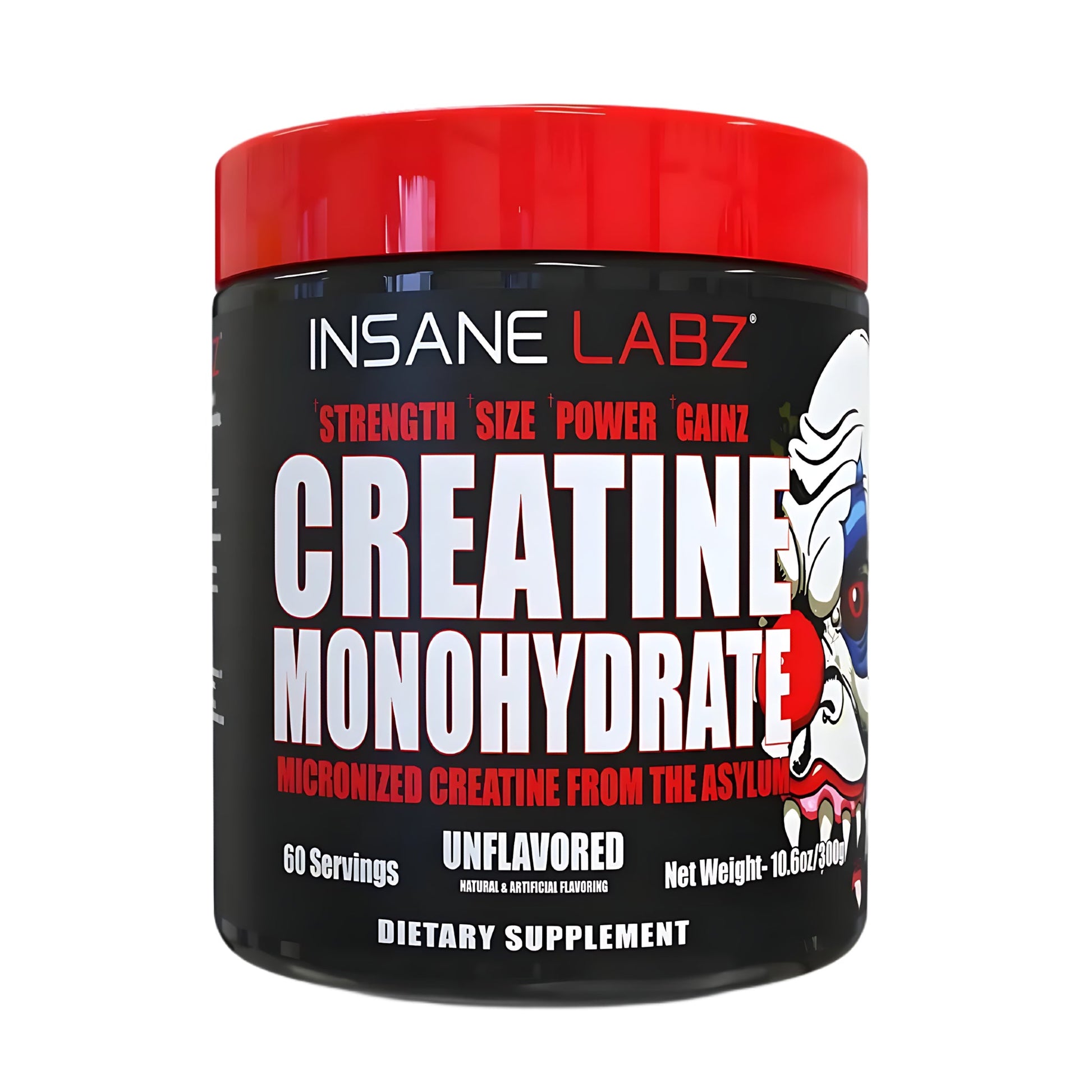 Creatina Insane Labz Monohidratada: 300 gr - 1KG - NutriSuplementos Perú