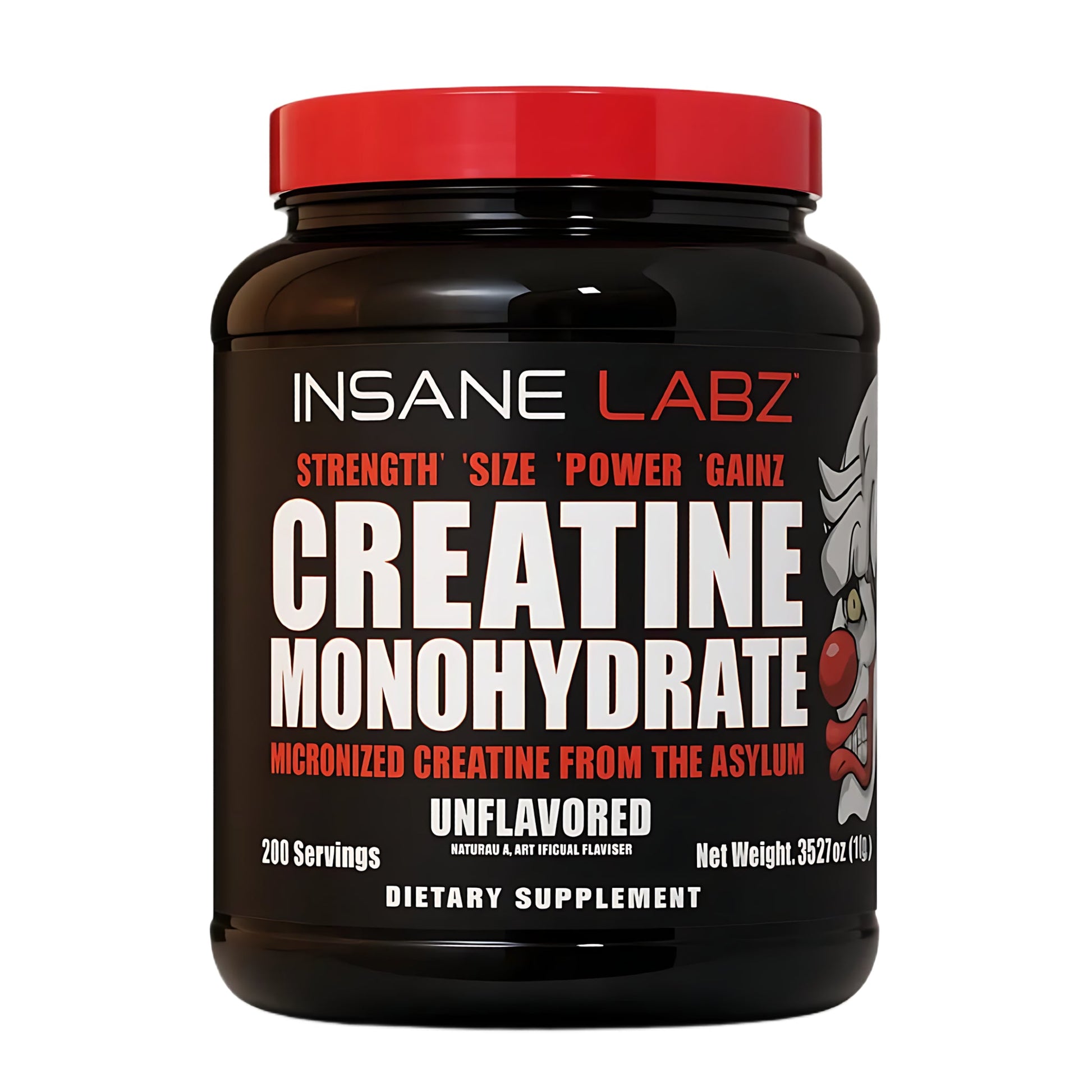 Creatina Insane Labz Monohidratada: 300 gr - 1KG - NutriSuplementos Perú