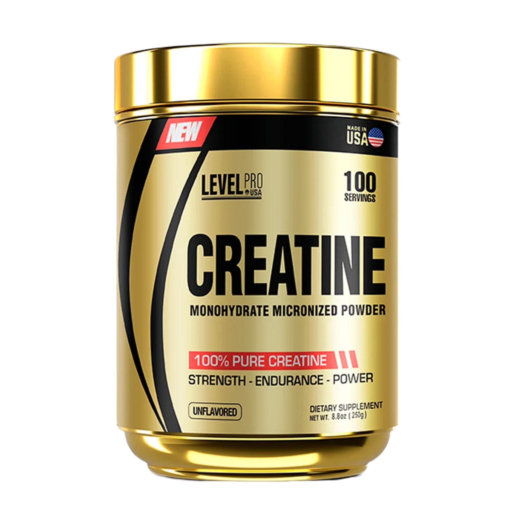 Creatina Level Pro Monohidratada y Micronizada: 250gr - 500gr - NutriSuplementos Perú