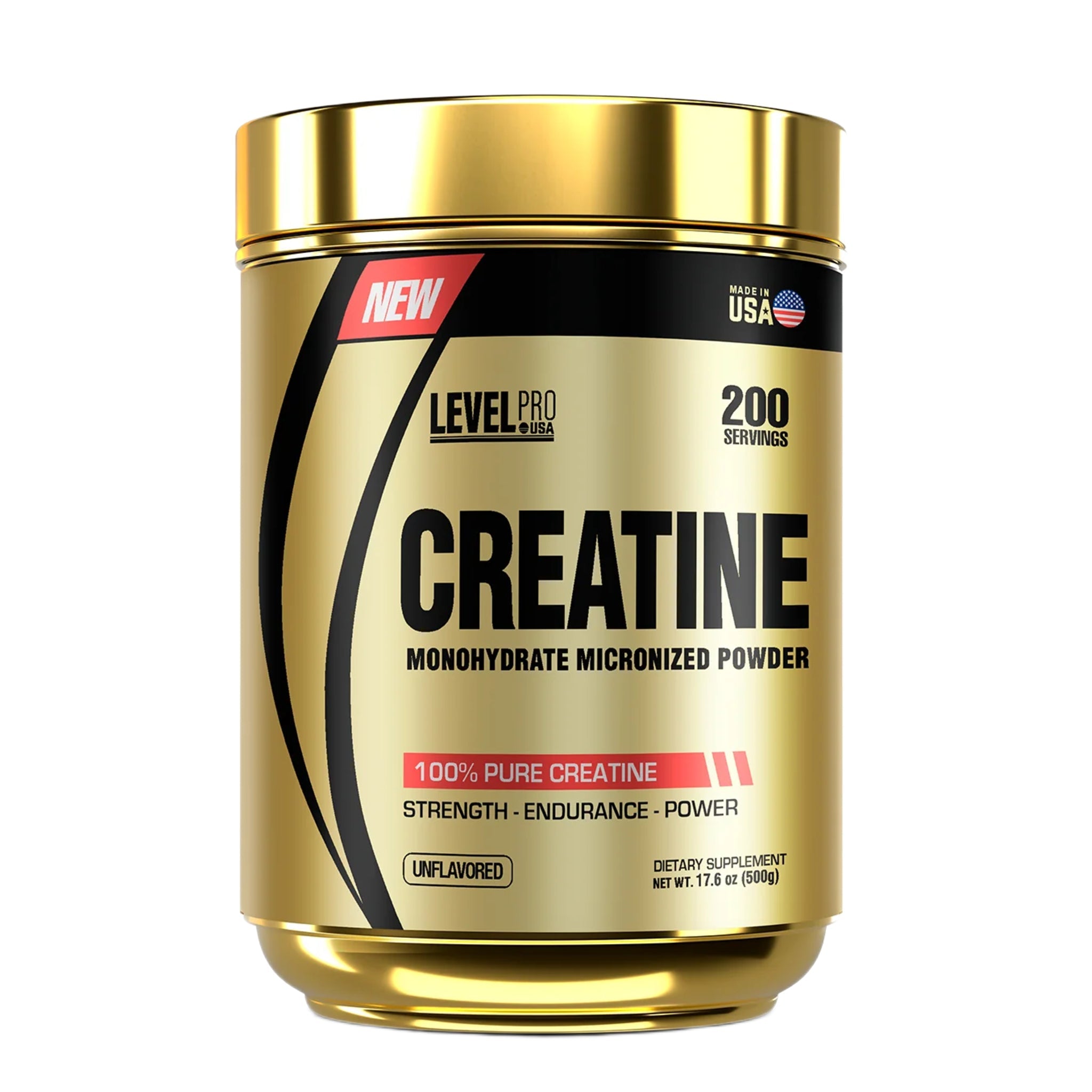 Creatina Level Pro Monohidratada y Micronizada: 250gr - 500gr - NutriSuplementos Perú