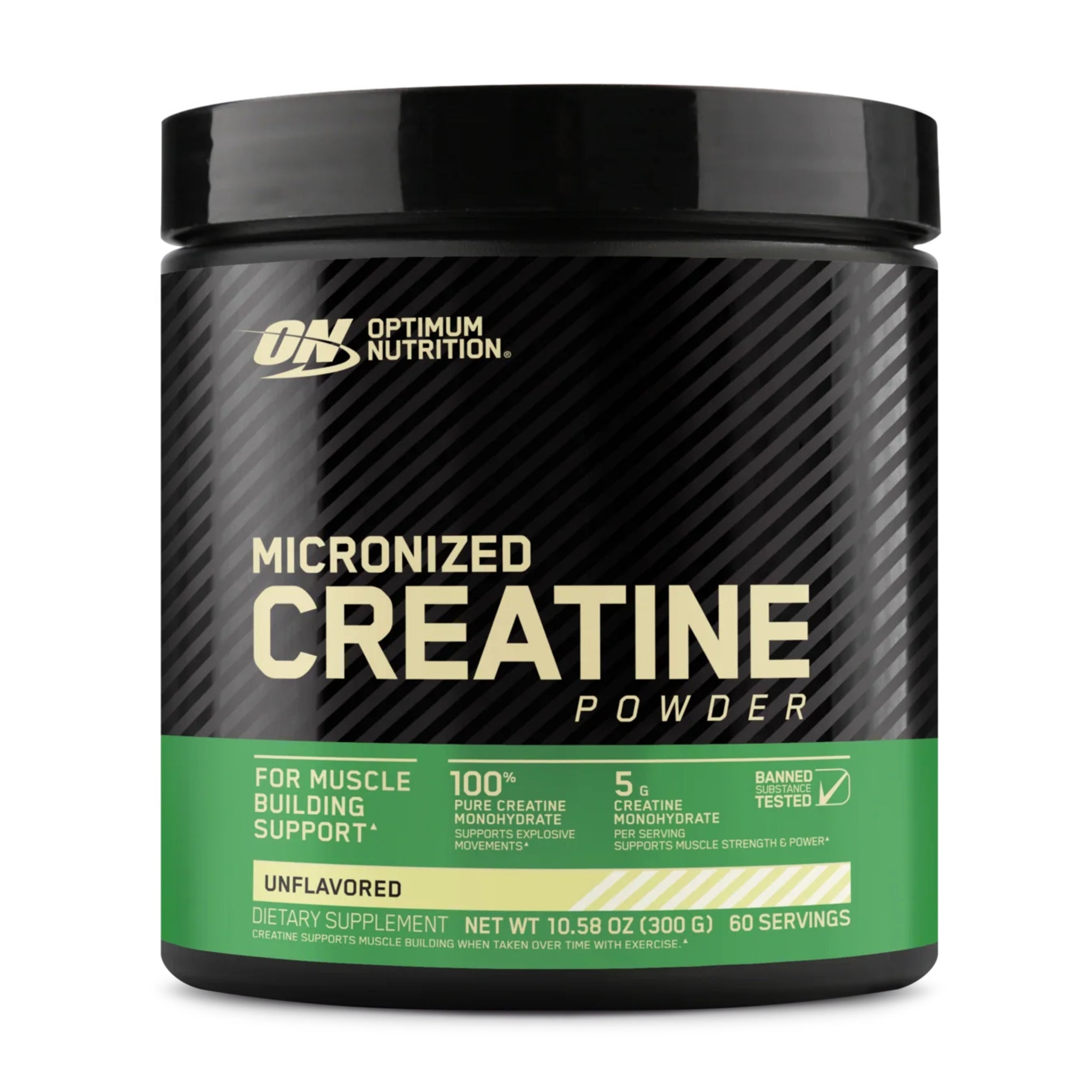 Creatina Optimum Nutrition: 300 gr - 600 gr - 1.2 KG - NutriSuplementos Perú