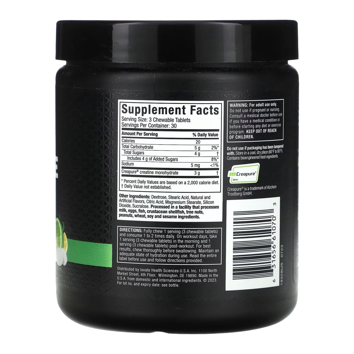 Creatine Chews Muscletech Gomitas de Creatina: 90 Unidades - NutriSuplementos Perú
