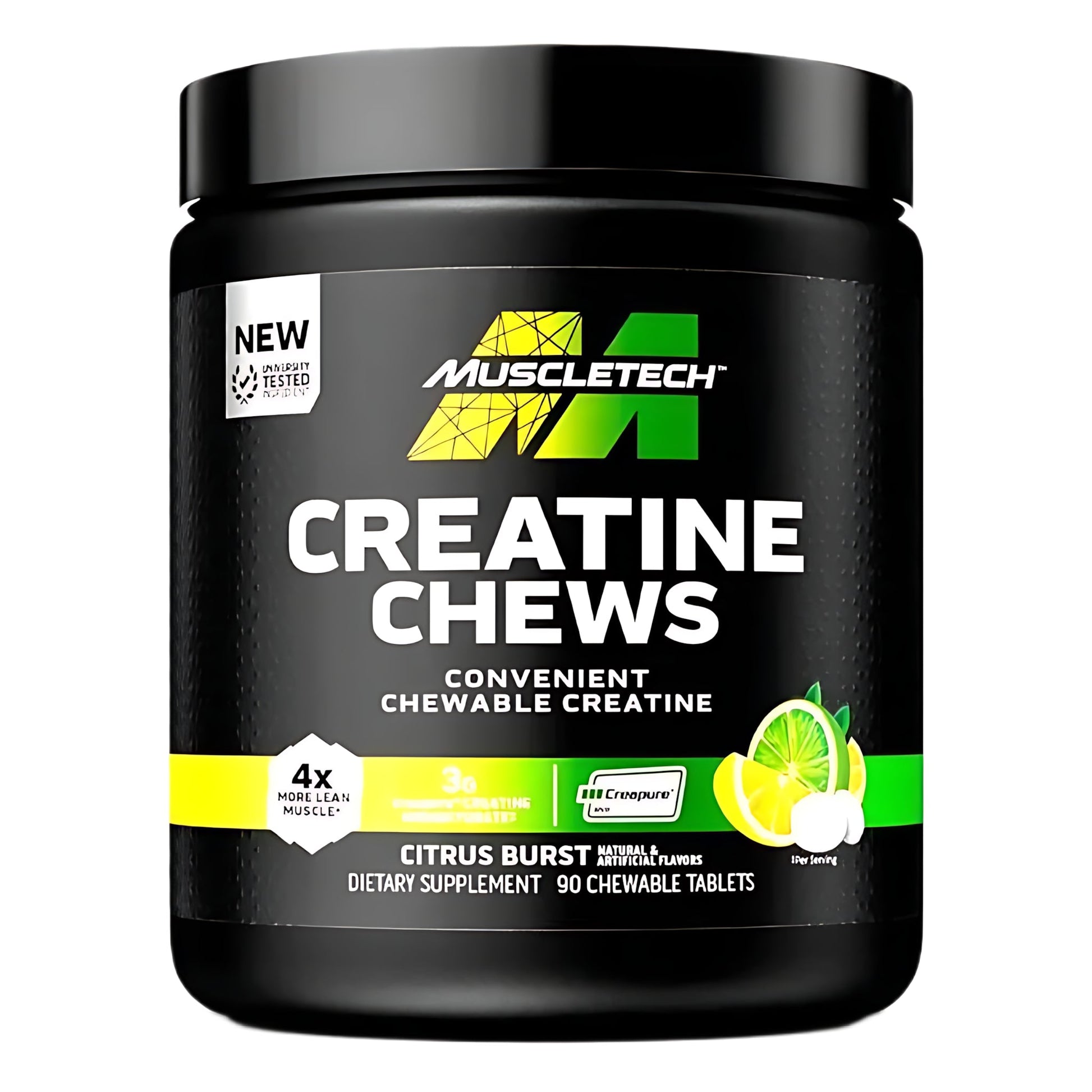 Creatine Chews Muscletech Gomitas de Creatina: 90 Unidades - NutriSuplementos Perú