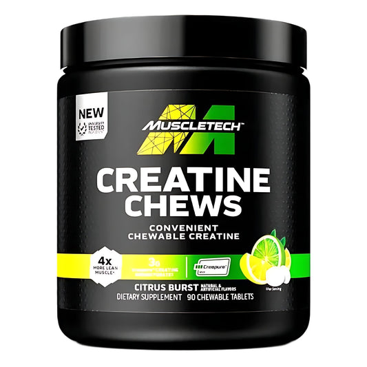Creatine Chews Muscletech Gomitas de Creatina: 90 Unidades - NutriSuplementos Perú