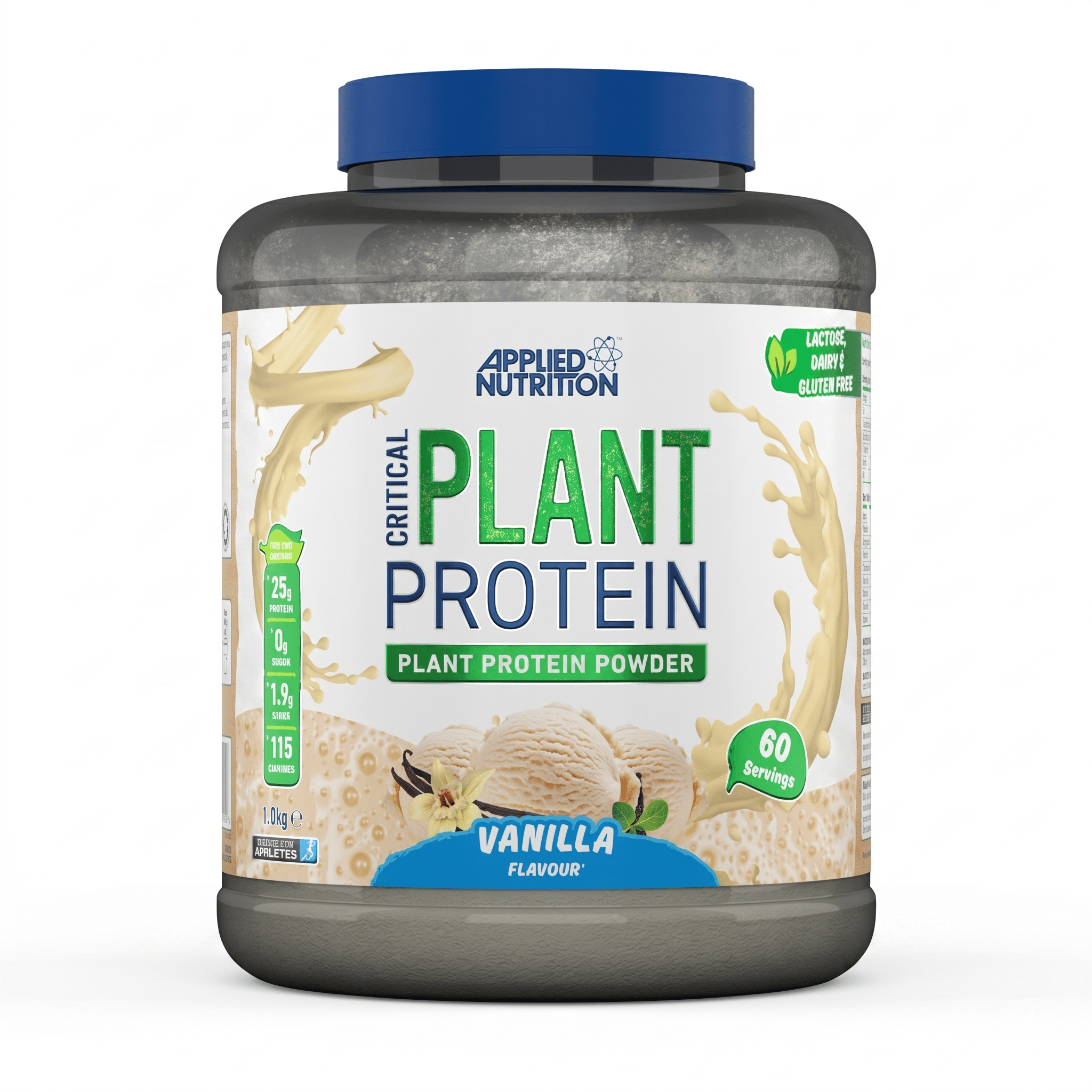 Critical Plant Protein Applied Nutrition Proteína Vegana: 1.8KG - NutriSuplementos Perú