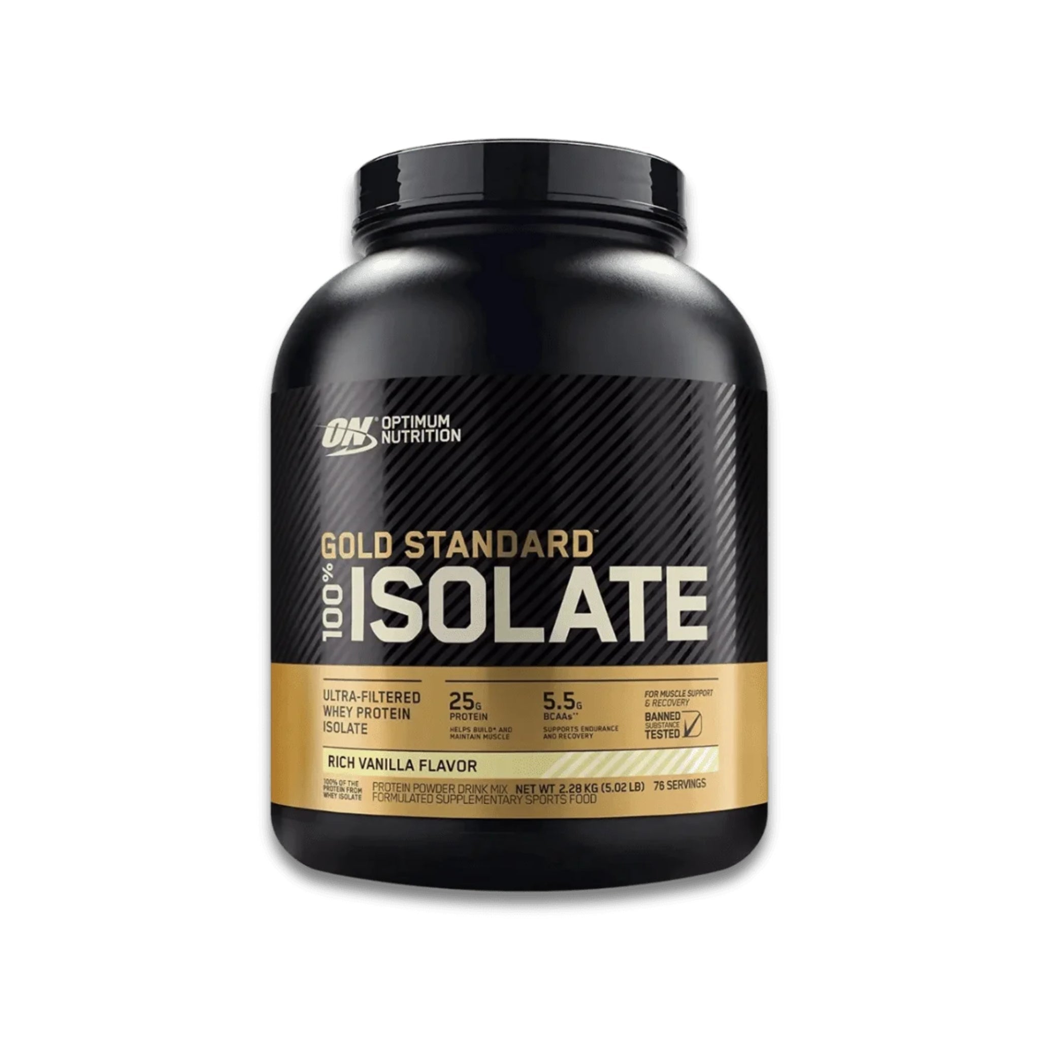 Gold Standard Isolate Optimum Nutrition Proteína Aislada: 5lb - NutriSuplementos Perú