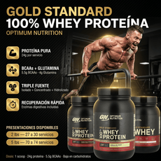 Gold Standard Whey ON de 2lbs y 5lbs - Optimum Nutrition Perú - NutriSuplementos Perú