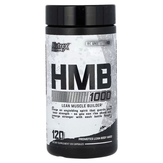 HMB 1000 Nutrex: 120 Cápsulas (60 Servicios - 1000mg) - NutriSuplementos Perú