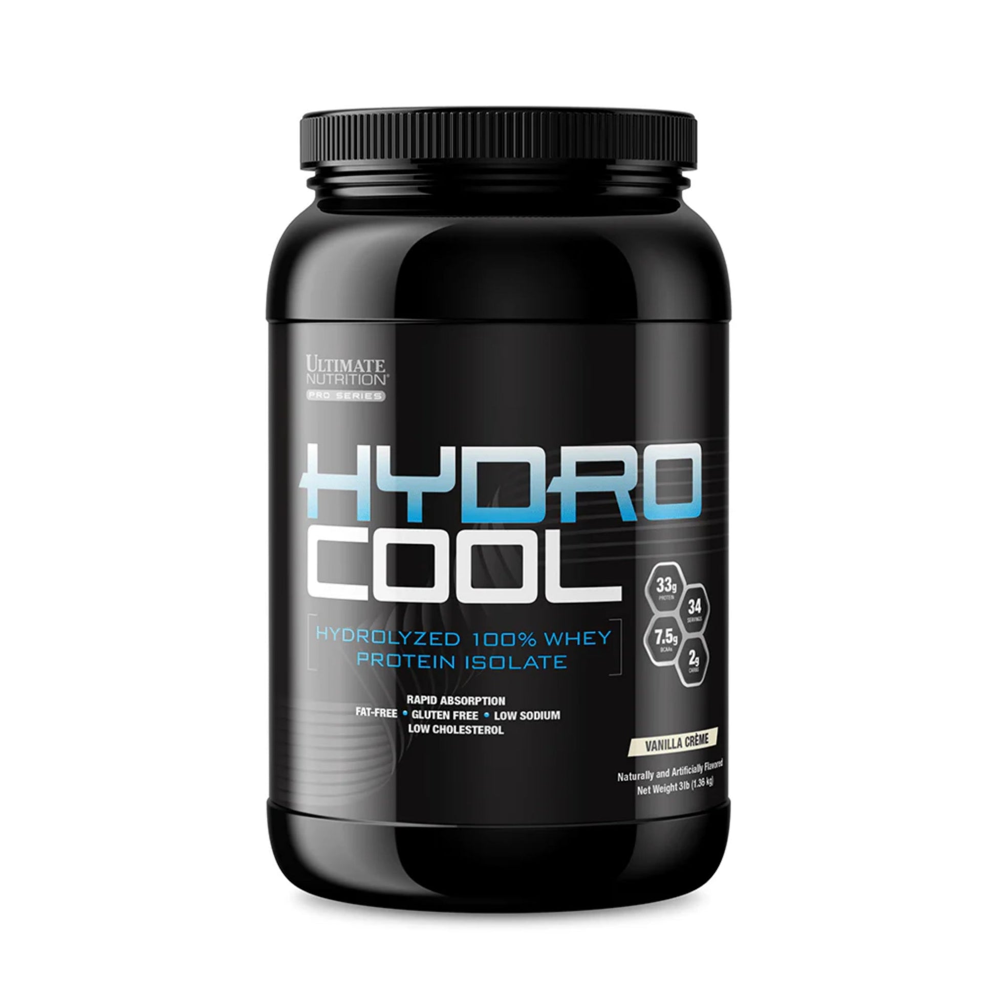 Hydro Cool Ultimate Nutrition Proteína Hidrolizada: 3lb - NutriSuplementos Perú
