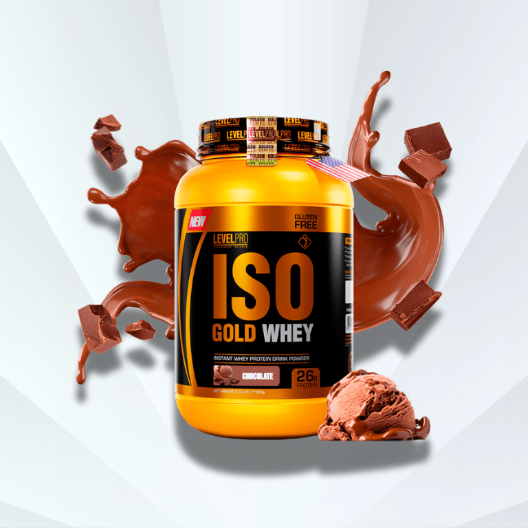 ISO Gold Whey LevelPRO (2.43LBs, 6.6LBs y Caja) - NutriSuplementos Perú