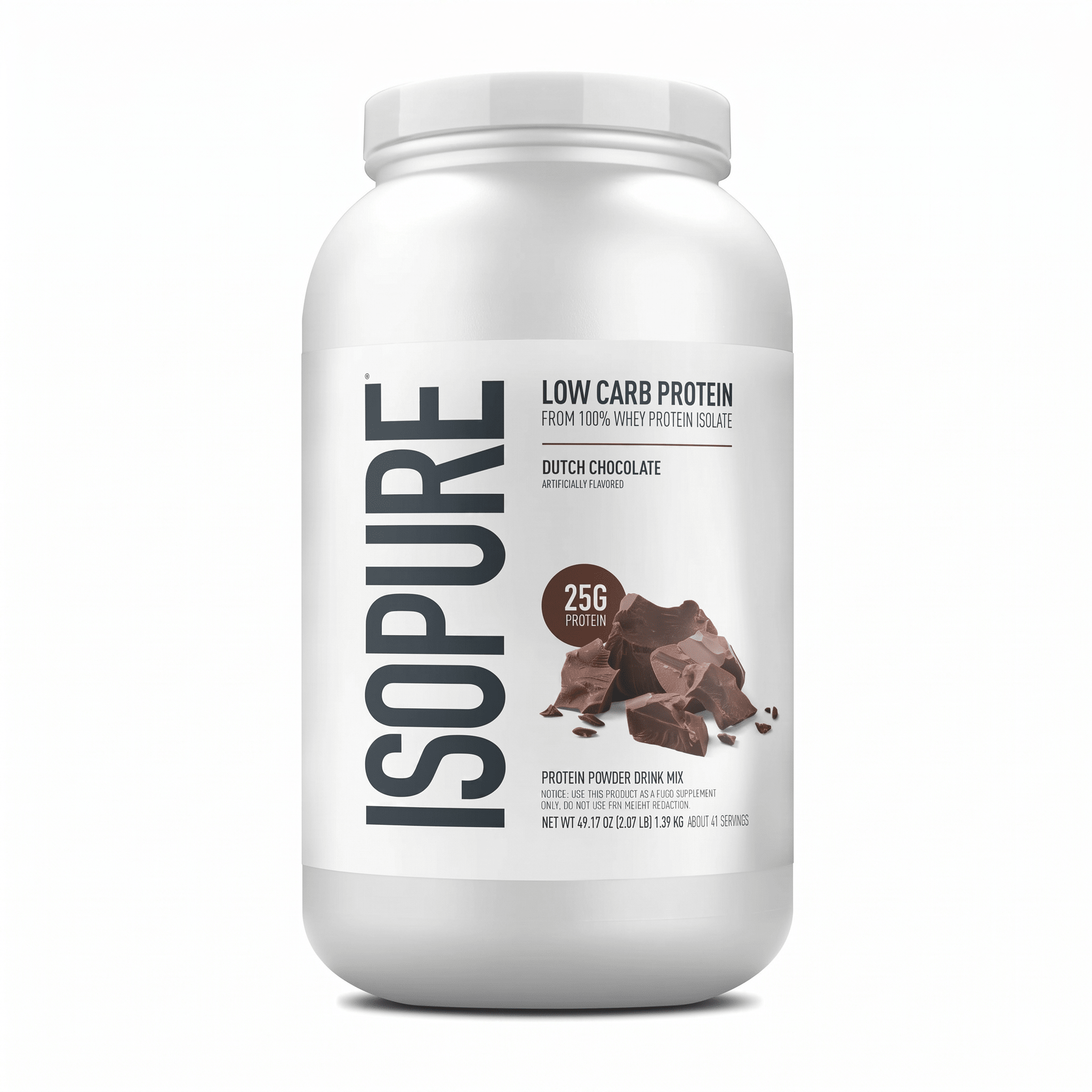ISOPURE Zero Carb Low Carb Proteína Aislada: 3lb - 4.5lb - NutriSuplementos Perú