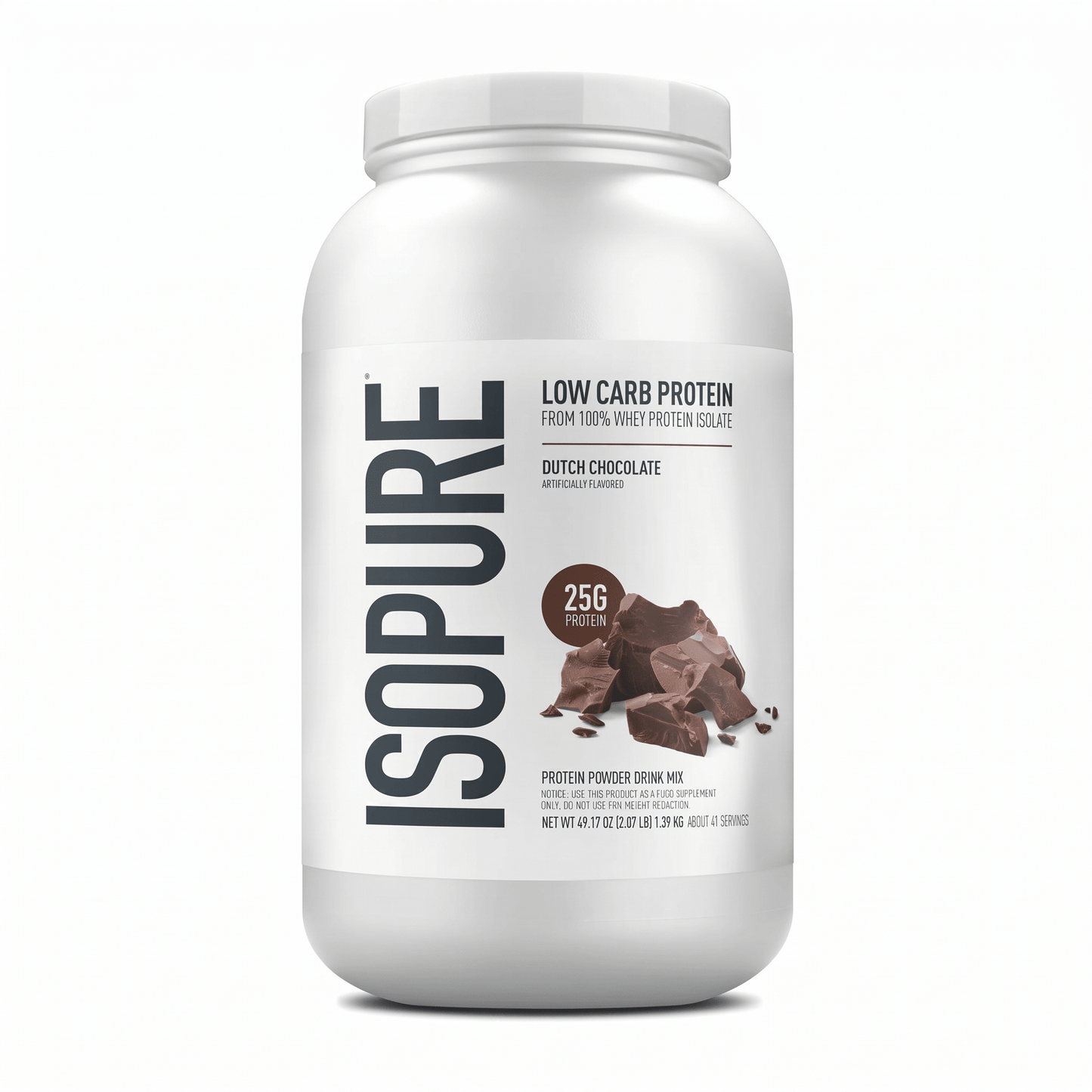 ISOPURE Zero Carb Low Carb Proteína Aislada: 3lb - 4.5lb - NutriSuplementos Perú