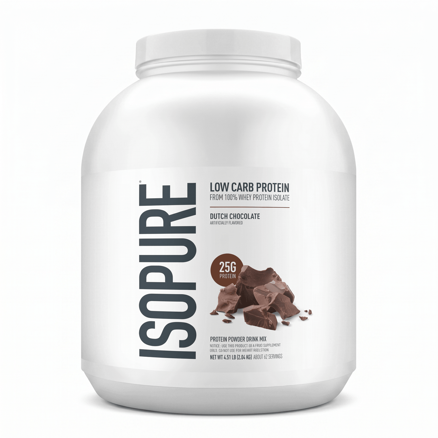 ISOPURE Zero Carb Low Carb Proteína Aislada: 3lb - 4.5lb - NutriSuplementos Perú