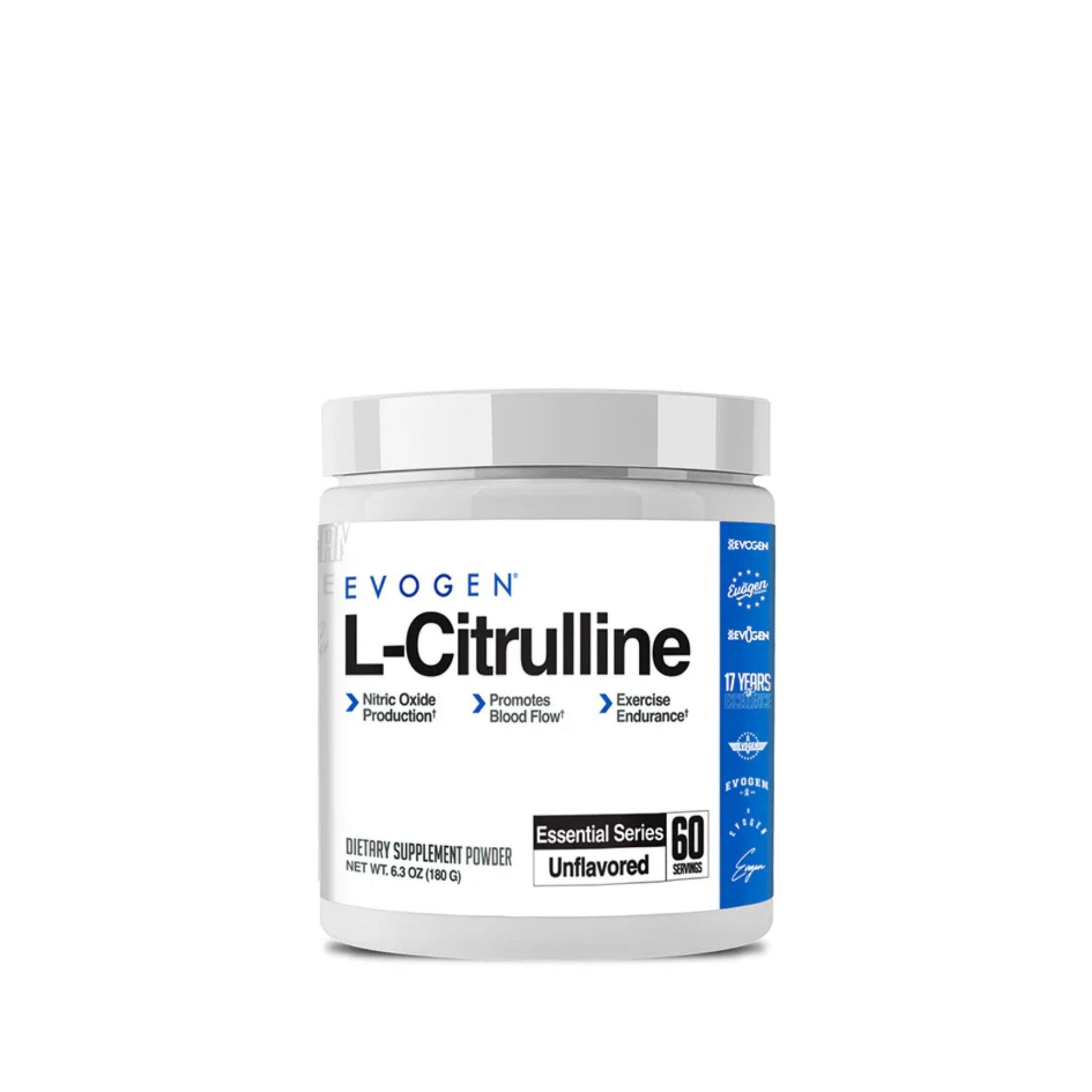 L - Citrulina Evogen en Polvo: 60 Servicios (180 Gramos) - NutriSuplementos Perú