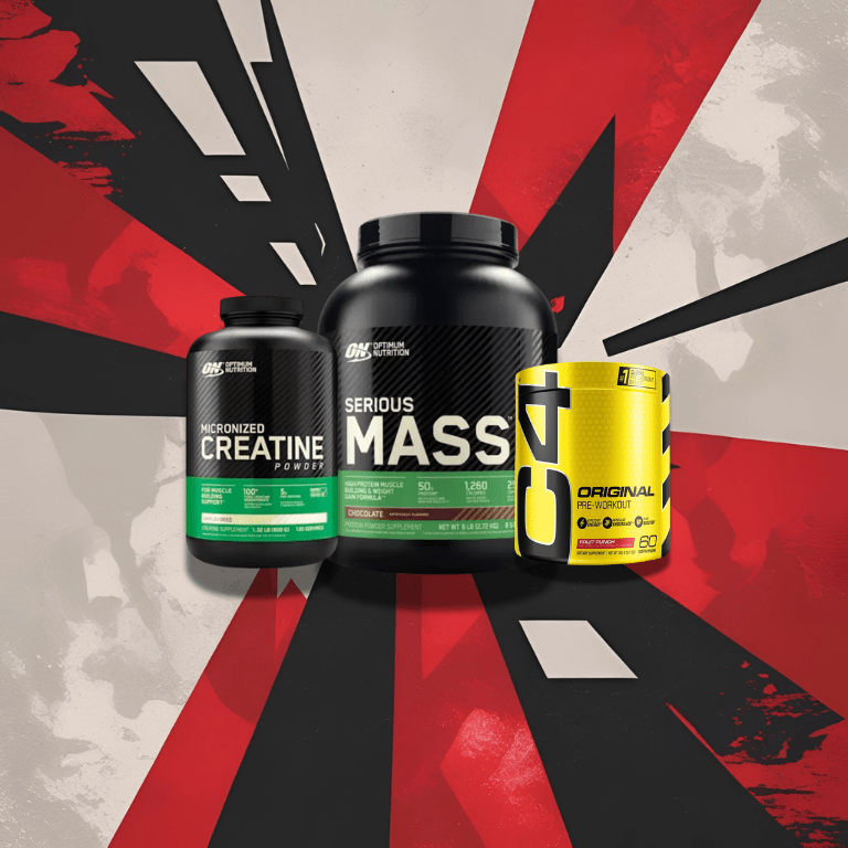 Pack Max Mass: Mass Gainer + Creatina + Pre Workout - NutriSuplementos Perú