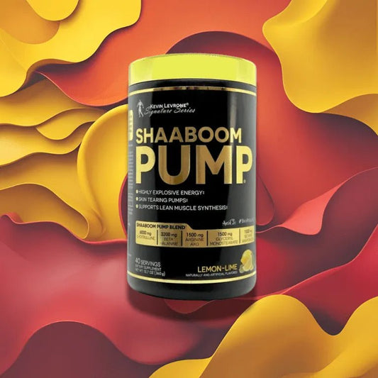 Shaaboom Pump de 44 servicios - Kevin Levrone - NutriSuplementos Perú
